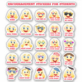 Encouragement Pour Les Étudiants Stickers Cool (Devant)
