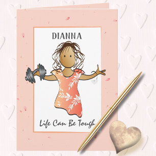 Encouragement Soutien Carte de résistance pour ell