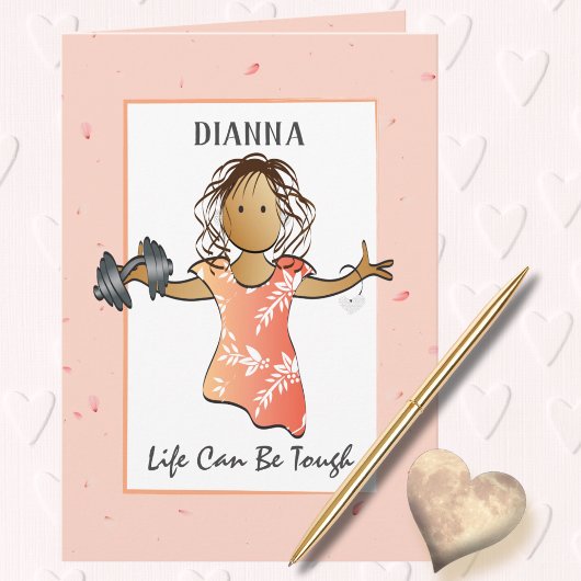 Encouragement Soutien Carte de résistance pour ell