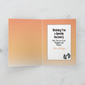 Encouragement Support Carte de résistance pour lui (Intérieur)