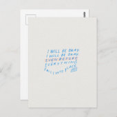 Encourager la carte postale de devis (Devant / Derrière)