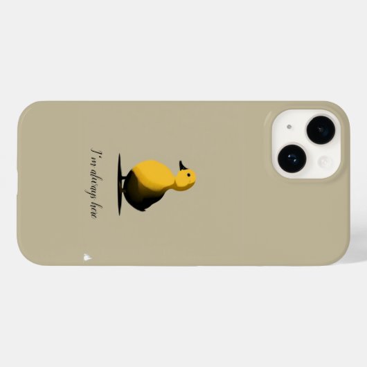 Encourager le coque iphone de canard (Verso (horizontal))