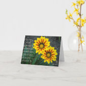 Encourager les cartes de notes de mots (Fleur jaune)