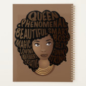 Encourager les femmes noires, cheveux naturels, Br (Dos)