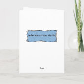 Encouragez- vous vieille carte d'anniversaire (Dos)