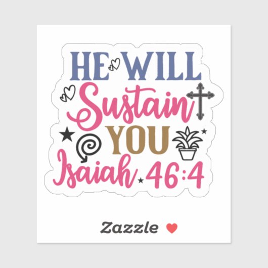 Encouraging Bible Verse Stickers (Feuille)