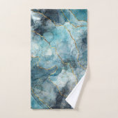 Encre alcoolique bleue (Serviette à main)