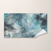 Encre alcoolique bleue (Serviette à main)
