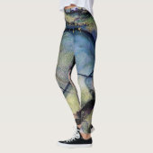Encre d'alcool Abstraite Himéreuse Legging multico (Gauche)