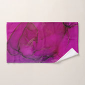 encre d'alcool pourpre (Serviette à main)