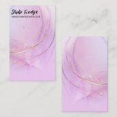 Encre d'alcool violet portant des cartes d'emballa (Devant / Derrière)