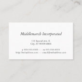 Encre et cannette de la carte de l'auteur (Dos)