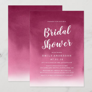 Encre Invitation de Baby Shower de Mariée