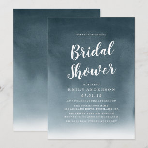 Encre Invitation de Baby Shower de Mariée