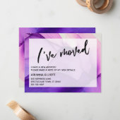 Encres d'alcool pourpre J'ai Déplacé la carte Fair (Devant/Arrière en situation)