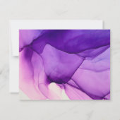 Encres d'alcool pourpre J'ai Déplacé la carte Fair (Dos)