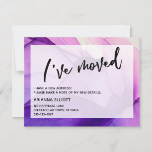 Encres d'alcool pourpre J'ai Déplacé la carte Fair