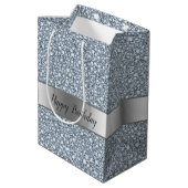 Encrusted Diamonds Look- Happy Birthday Medium Cadeauzakje (Achterkant Gekanteld)