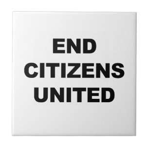 End Citizens United Tegeltje