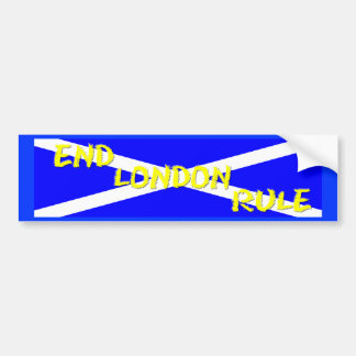 End London Rule Bumpersticker