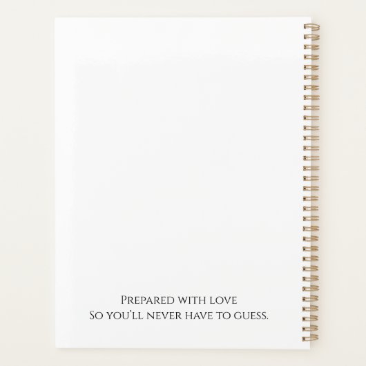 End-of-Life Planning Checklist & Organizer  (Dos)