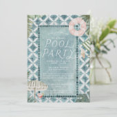 End of Summer Pool Party Invitation (Debout devant)