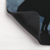 End of the Trail Silhouette With Storm Mouse Pad Muismat (Hoek)