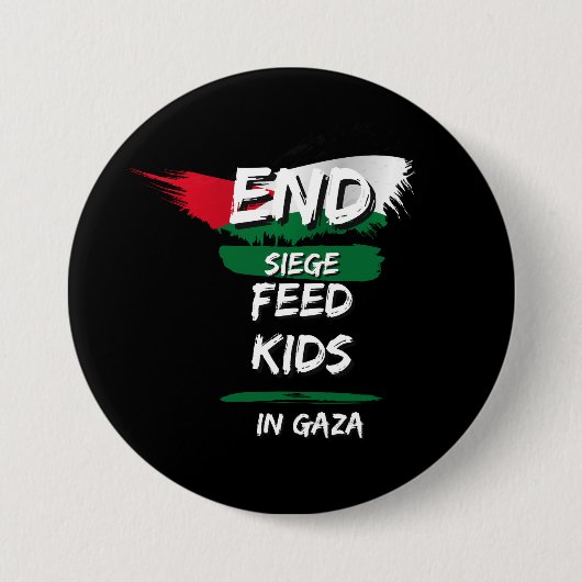 END SIEGE RONDE BUTTON 7,6 CM (Voorkant)