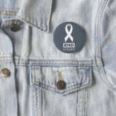 End Stigma for Lung Cancer Pin. Ronde Button 5,7 Cm (In situ)