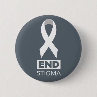 End Stigma for Lung Cancer Pin. Ronde Button 5,7 Cm