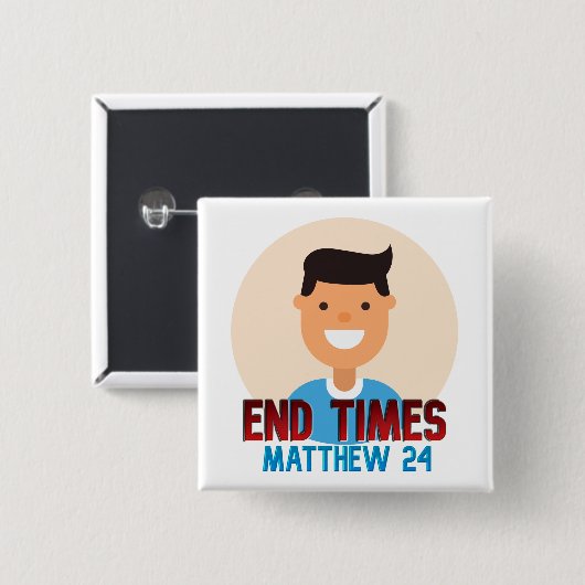 End Times Button (Voorkant /achterkant)