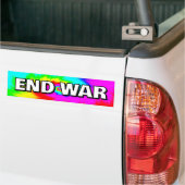 END WAR (you may change the words) Bumpersticker (Op Truck)
