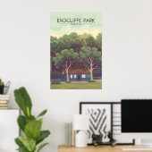 Endcliffe Park Sheffield Reisposter Poster (Thuiskantoor)