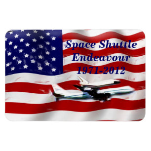 Endeavour-USA,1971-2012_Premium Flexi Magnet Magneet