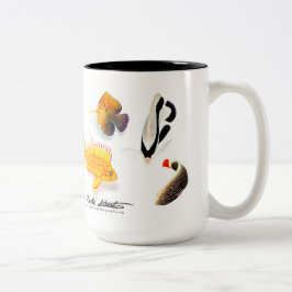 Endemic Hawaiian Fishes, Special Edition Tweekleurige Koffiemok