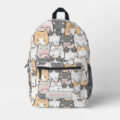 Endless Be Kind Kittens Bedrukte Rugzak (Voorkant)