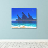 Endless Blue (2025) Canvas Afdruk (Insitu (Houten vloer))