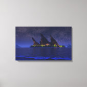 Endless Blue (Starlight) Canvas Afdruk (Voorkant)