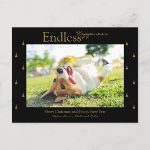 Endless Happiness Christmas Fête Carte postale