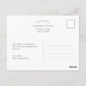 Endless Happiness Christmas Fête Carte postale (Dos)