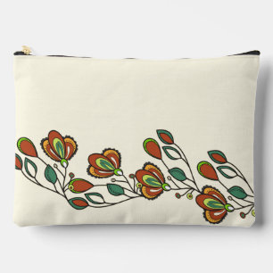 endless pattern with flowers etui