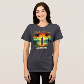 Endless Summer Adventure  Tri-Blend Shirt (Voorkant volledig)