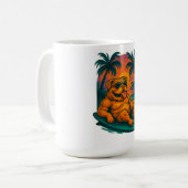 Endless Summer Bulldog - Retro Surf Koffiemok (Voorkant links)