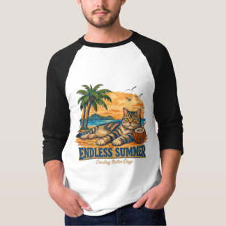 Endless Summer Handdoek | Positieve Vibes voor Str T-shirt