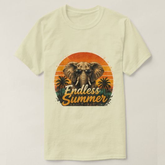 Endless Summer | T-shirt graphique Beach Vibes (Design devant)