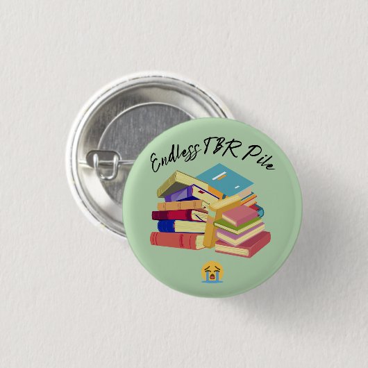Endless TBR Pile Button (Voorkant /achterkant)