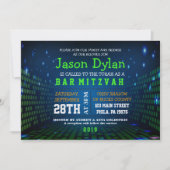 ENDLESS VIDEO GAMING Bar Mitzvah uitnodiging (Voorkant)