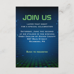 ENDLESS VIDEO GAMING Bar Mitzvah Uitnodiging