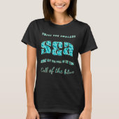 Endless Zee Vibes Ocean Typography T-shirt (Voorkant)
