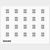 Endo Nurse Halloween Gastrointestinaal Nurse Ghost Ronde Sticker (Vel)